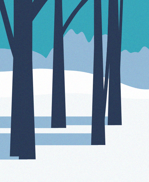 Minimal Snow Landscape #4 static token preview