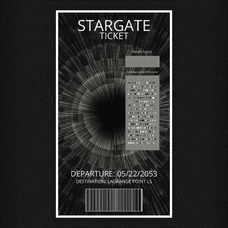 Stargate Ticket #1 static token preview