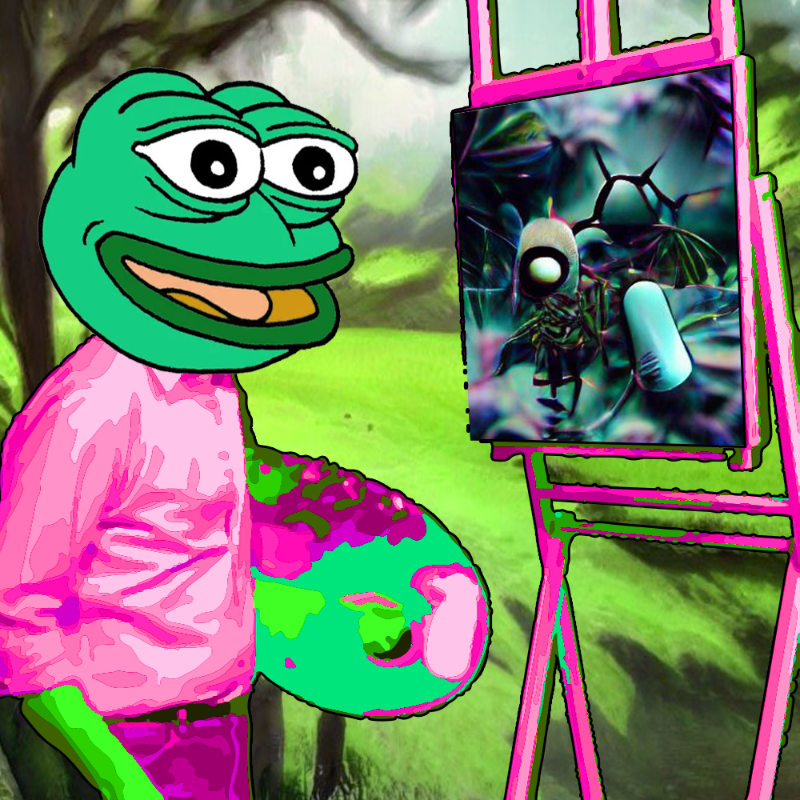 Pepe Ross goes AI #3 static token preview