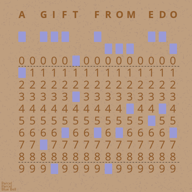 Punched Card Poetry #3 static token preview