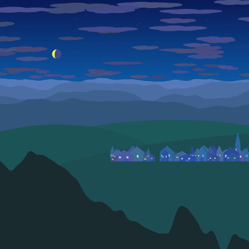 villaggio montano #100 static token preview