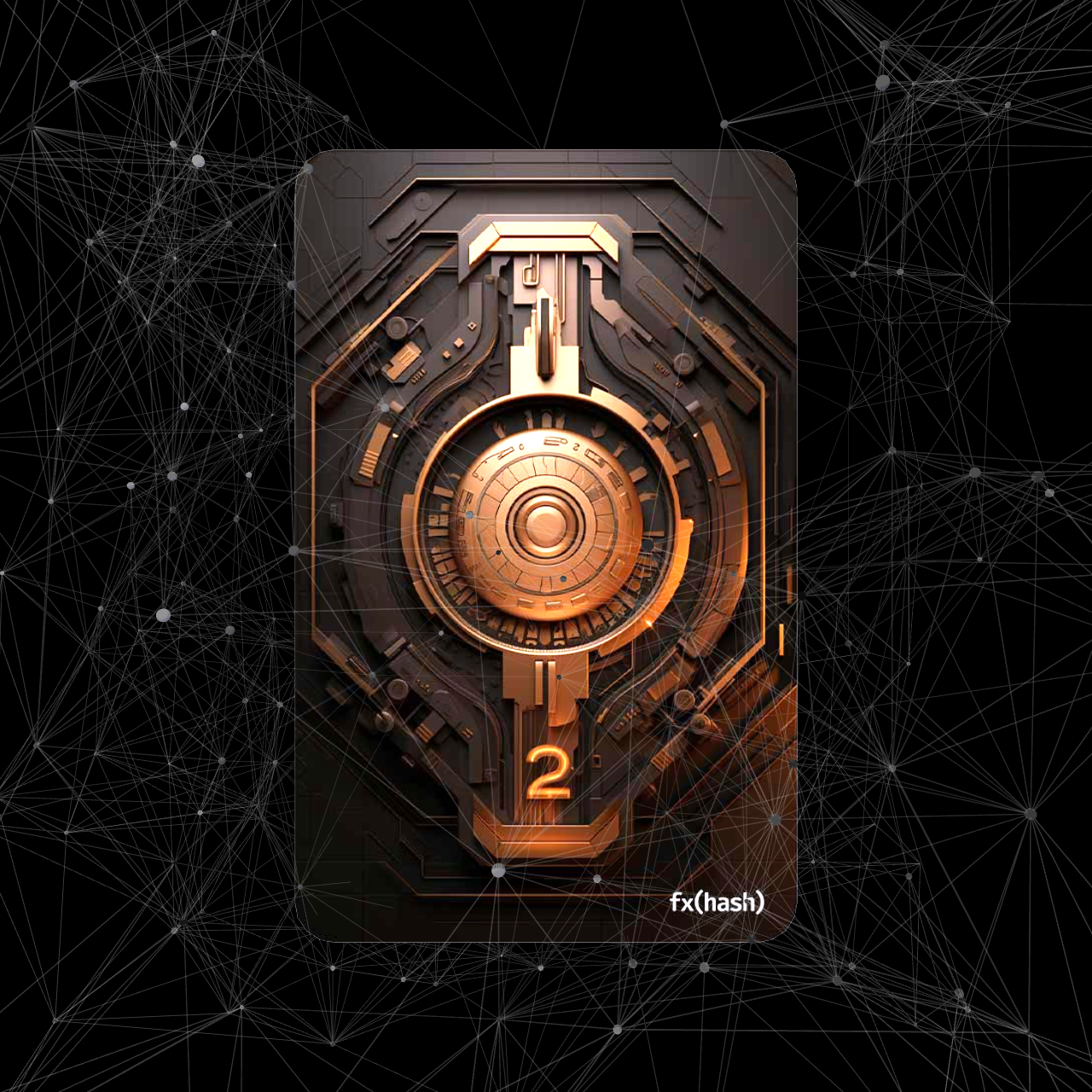FXHash 2.0 Card #16 static token preview