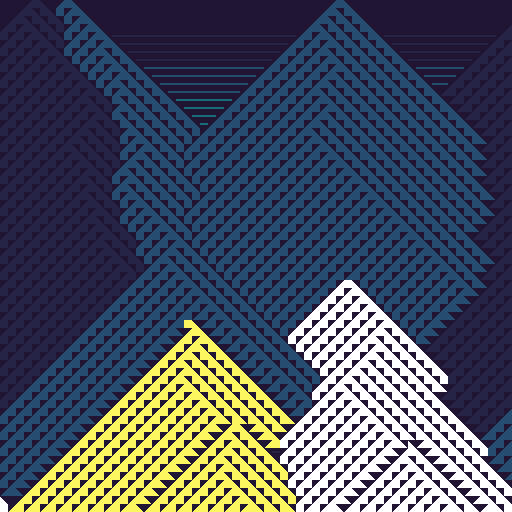 Cellular Mountains #4 static token preview
