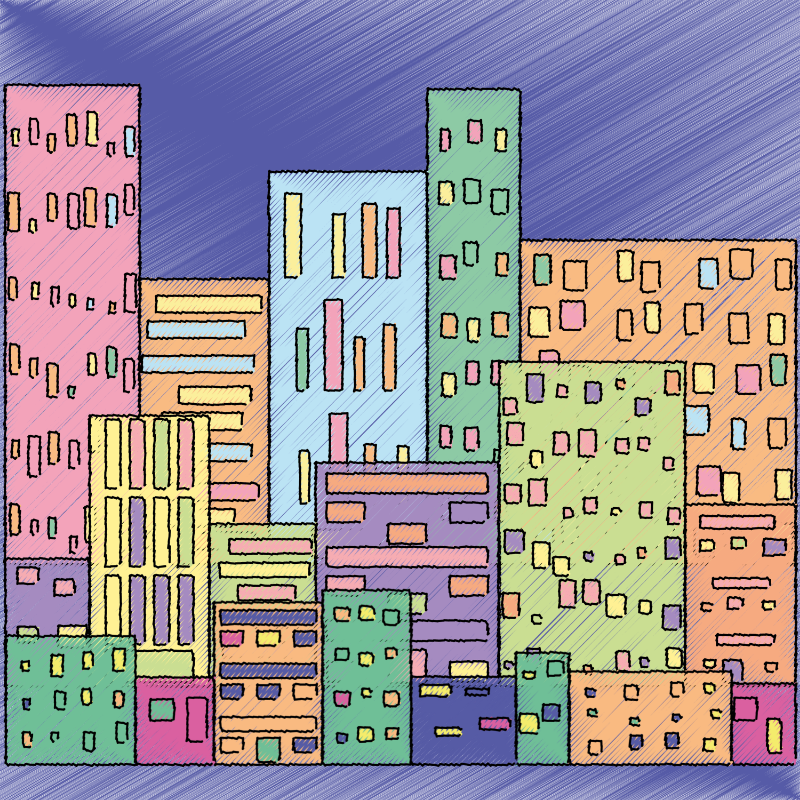 Peaceful City #5 static token preview