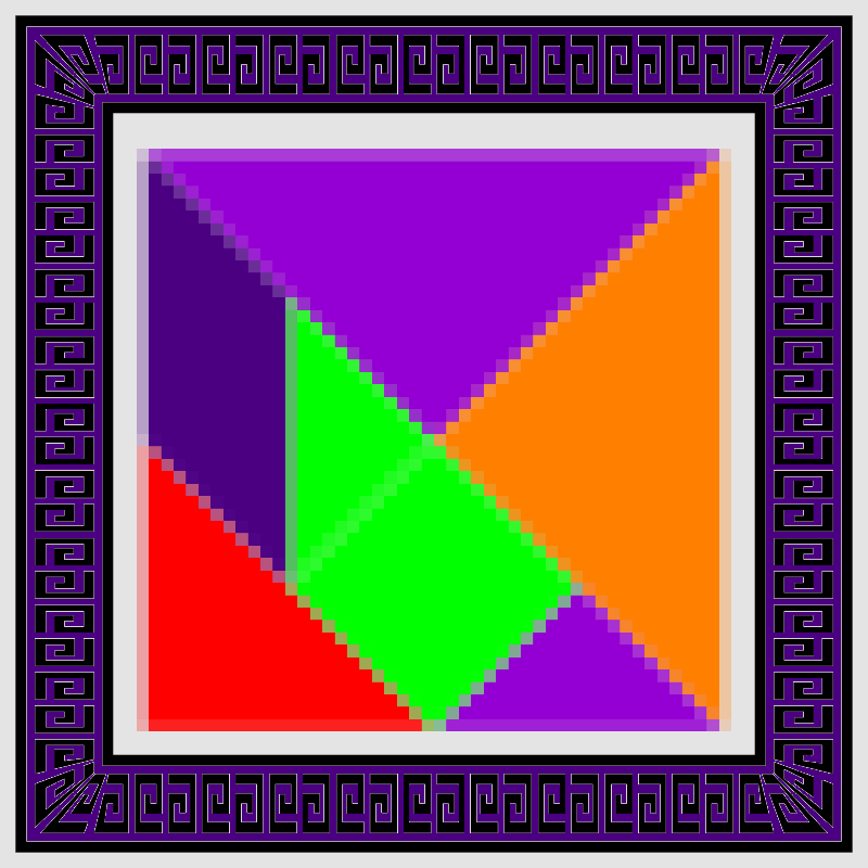 Tangram 00: The Square #6 static token preview