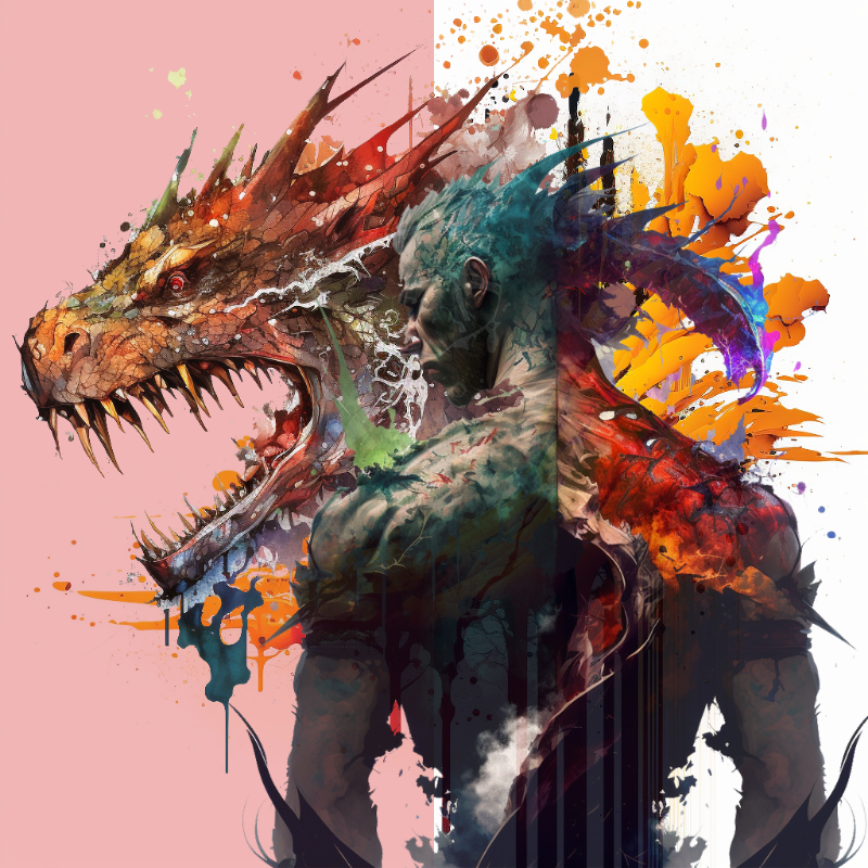 Dragon Bloke #1 static token preview
