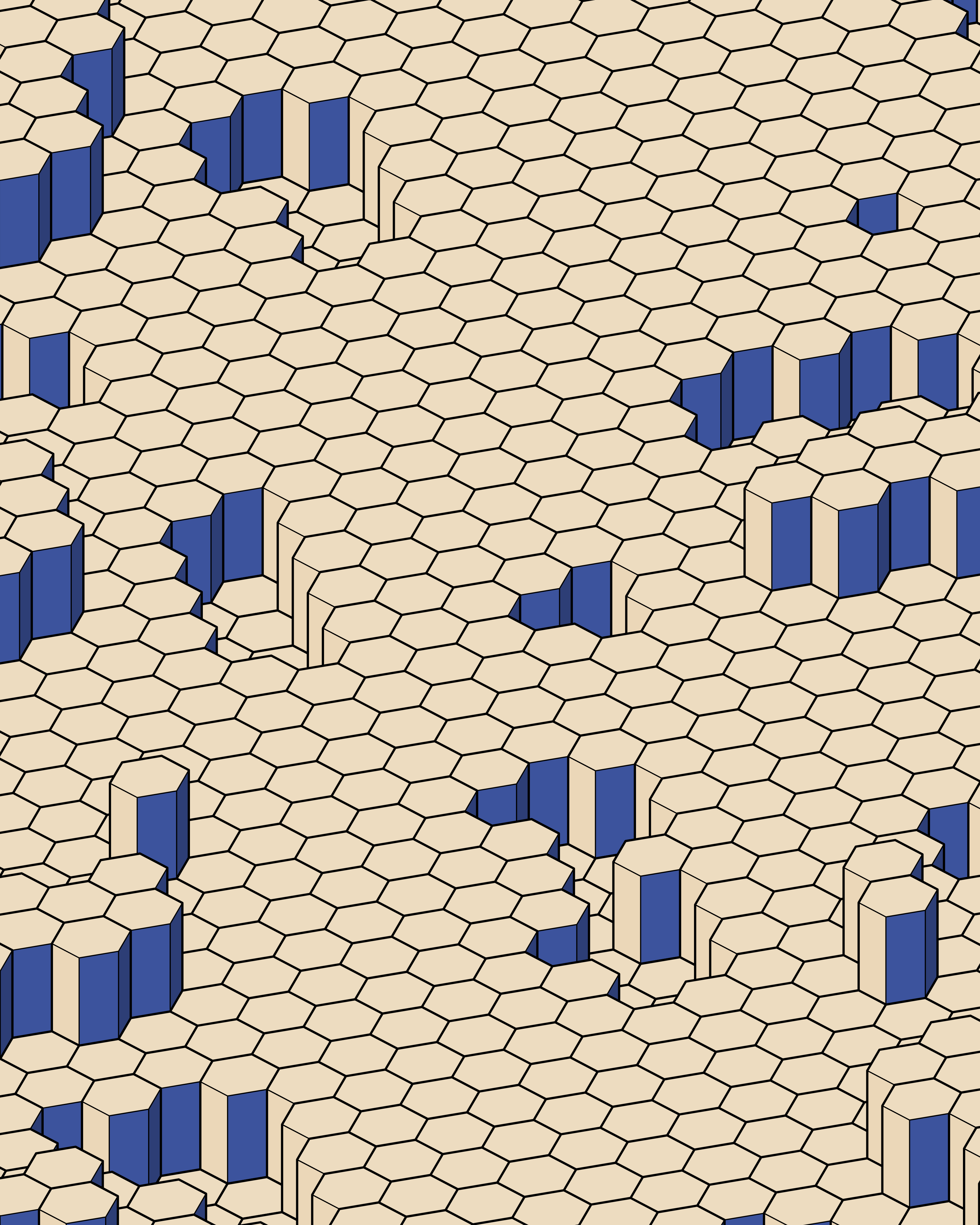 Hexagones Landscape #16 static token preview