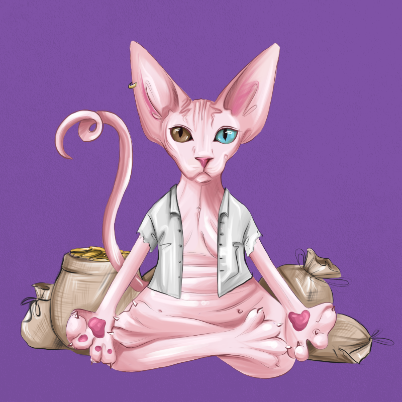 YogaCat #20 static token preview