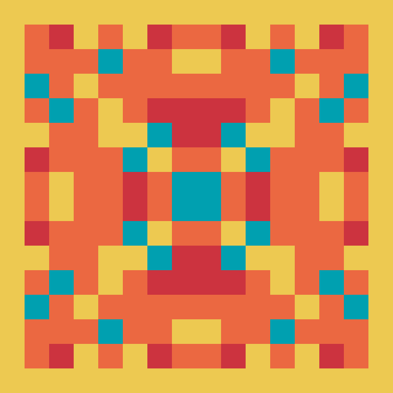 Pixel Mandala #13 static token preview
