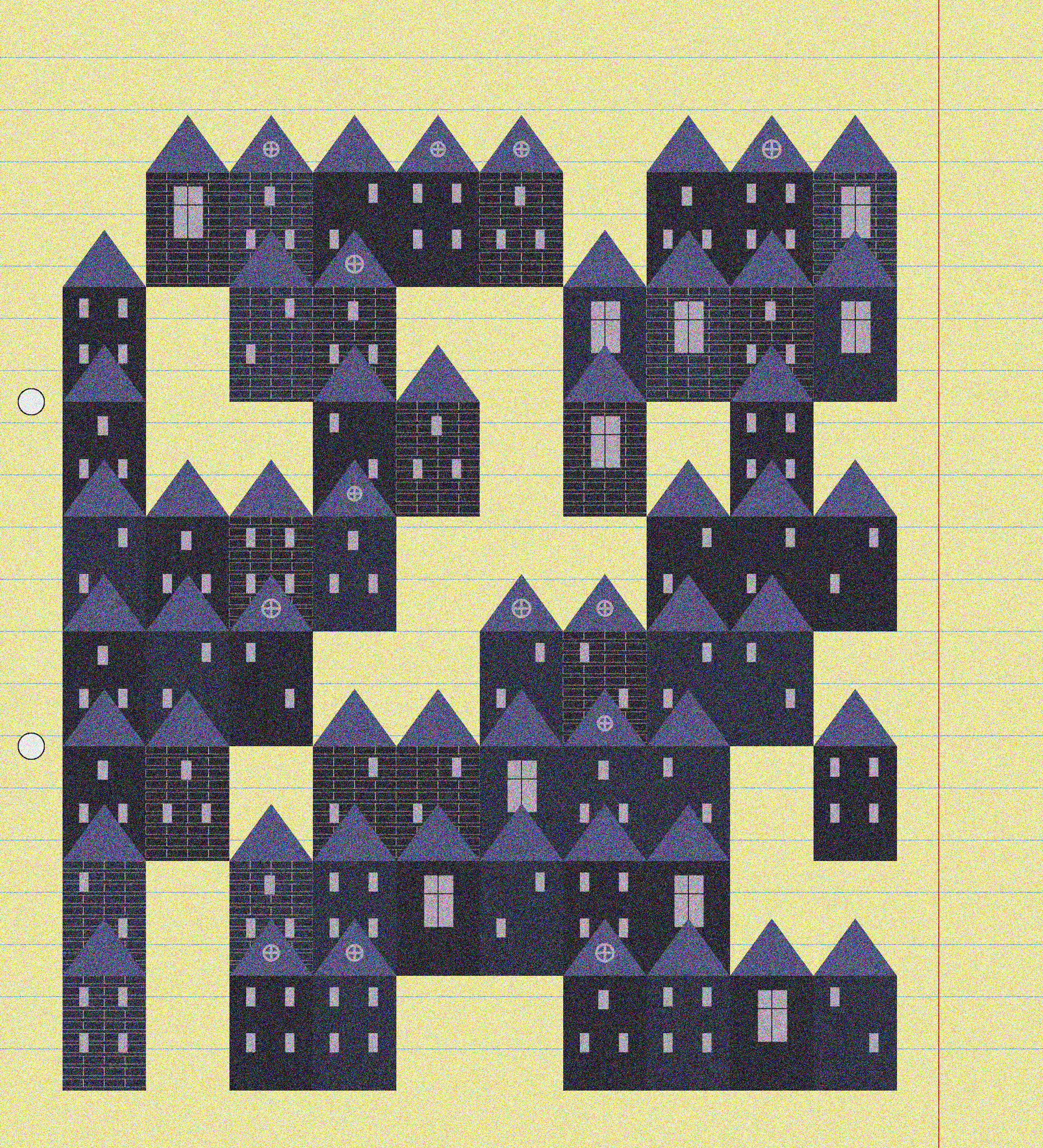 sketchbook page 7: neighbourhoods #23 static token preview