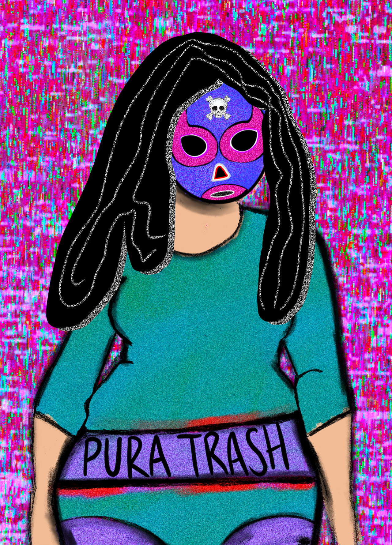 NFT luchadora #23 static token preview