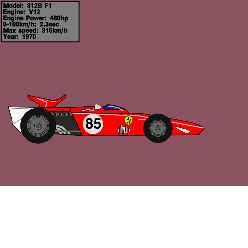 Enzo F1 cars #4 static token preview