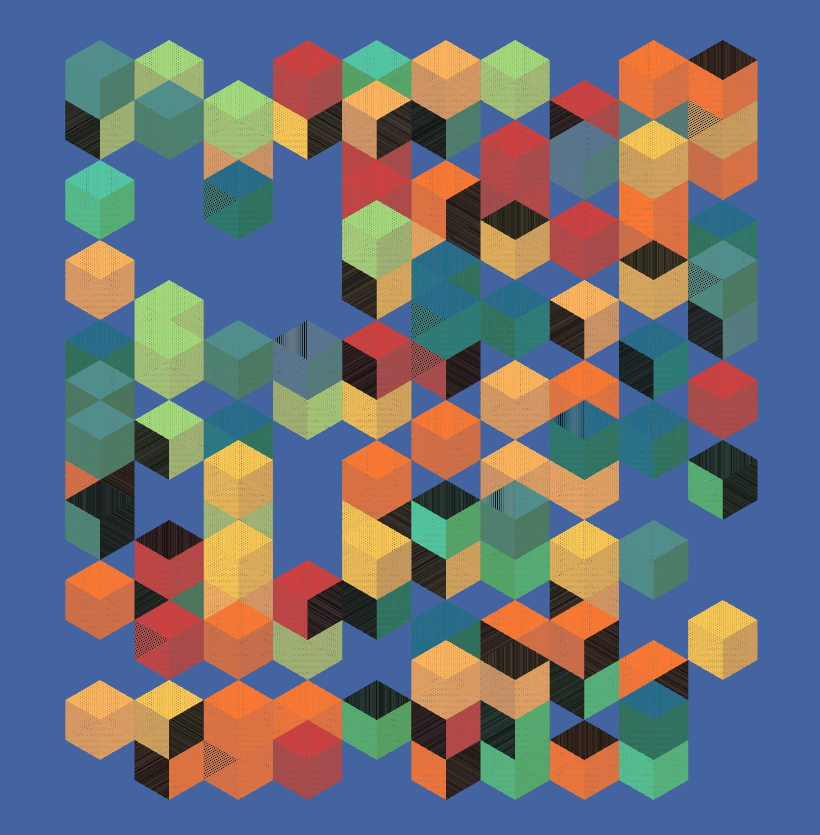 Stacked Cubes #13 static token preview