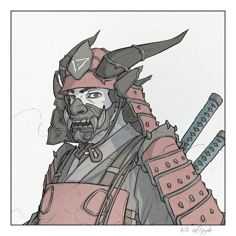 侍 (SAMURAI) #12 static token preview