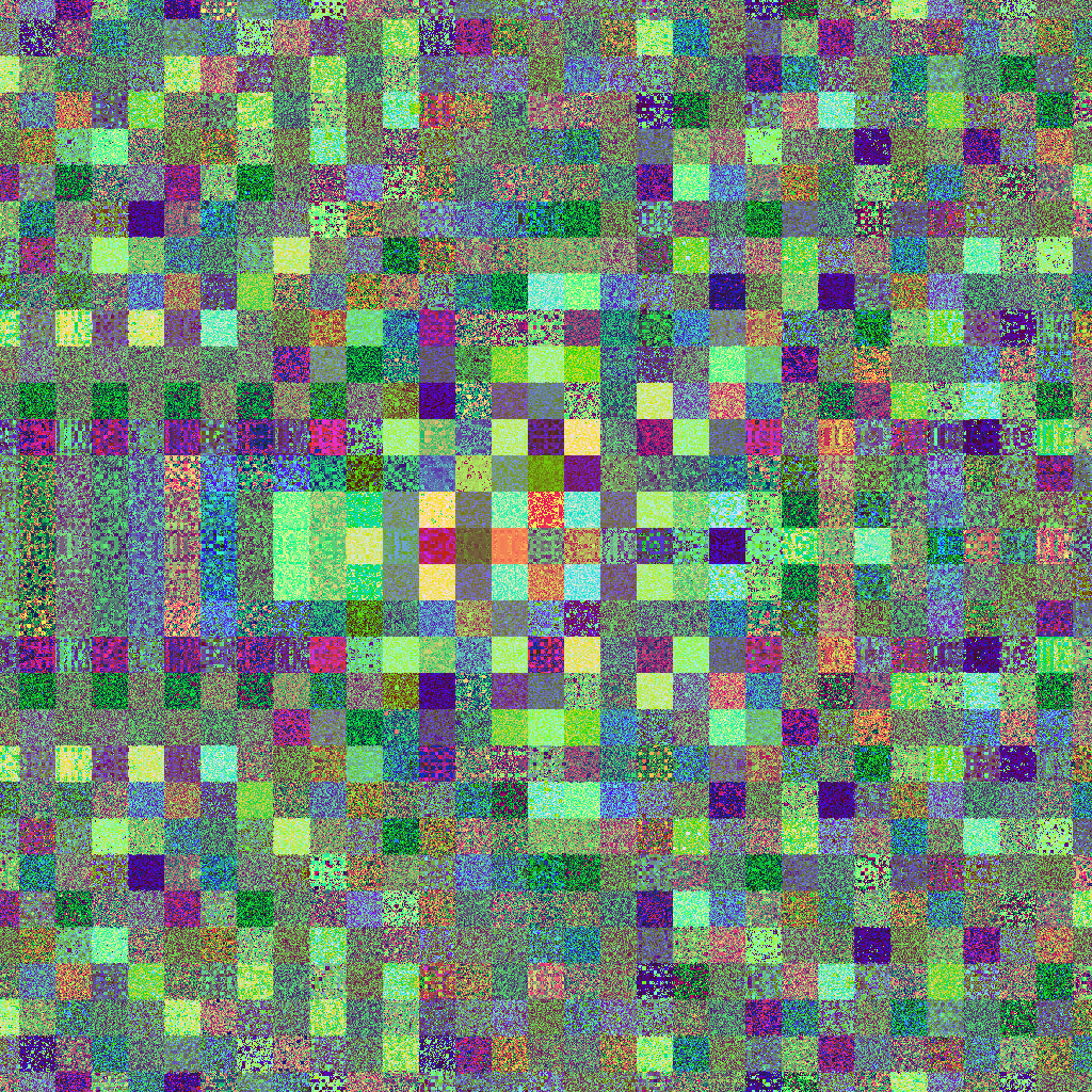 glitched quilt sq #4 static token preview