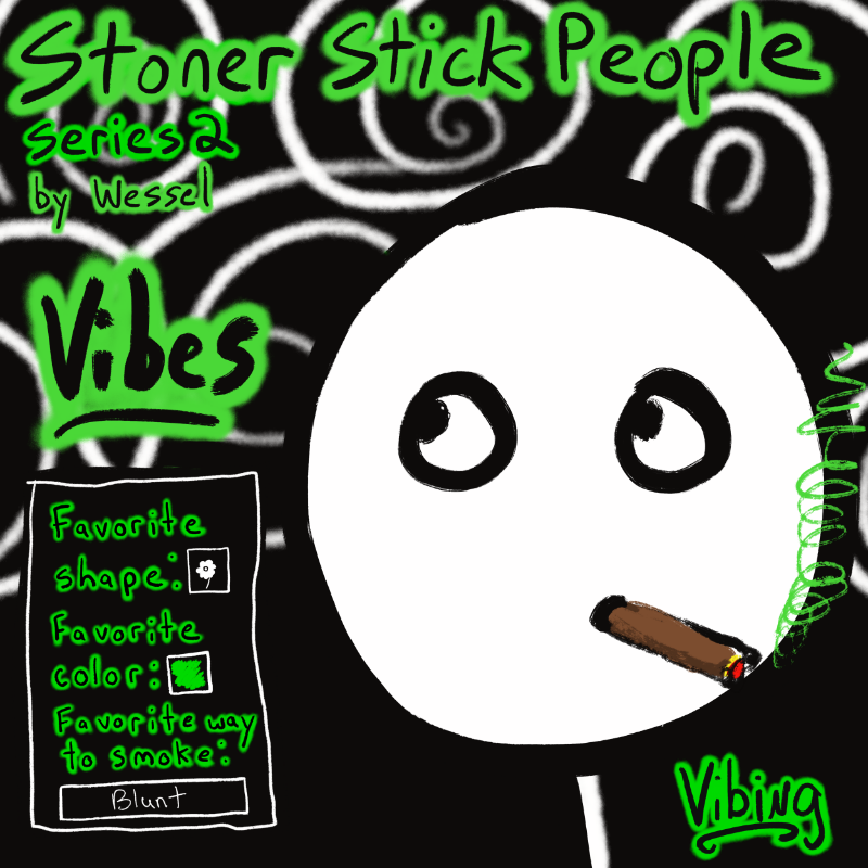 Stoner Stick People Series 2 #20 static token preview