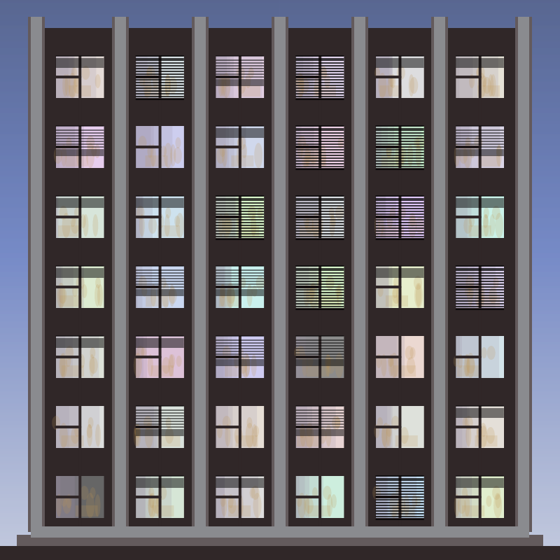 Night Windows #10 static token preview