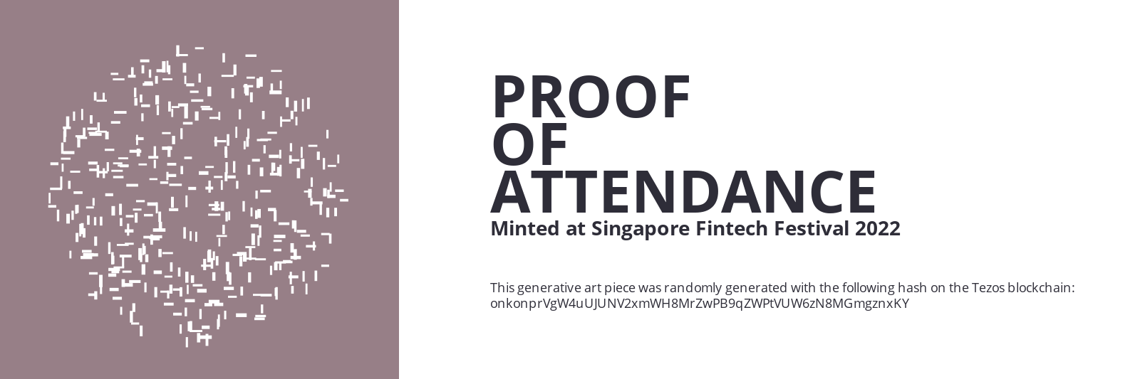 SFF2022 Proof of Attendance Token #2591 static token preview