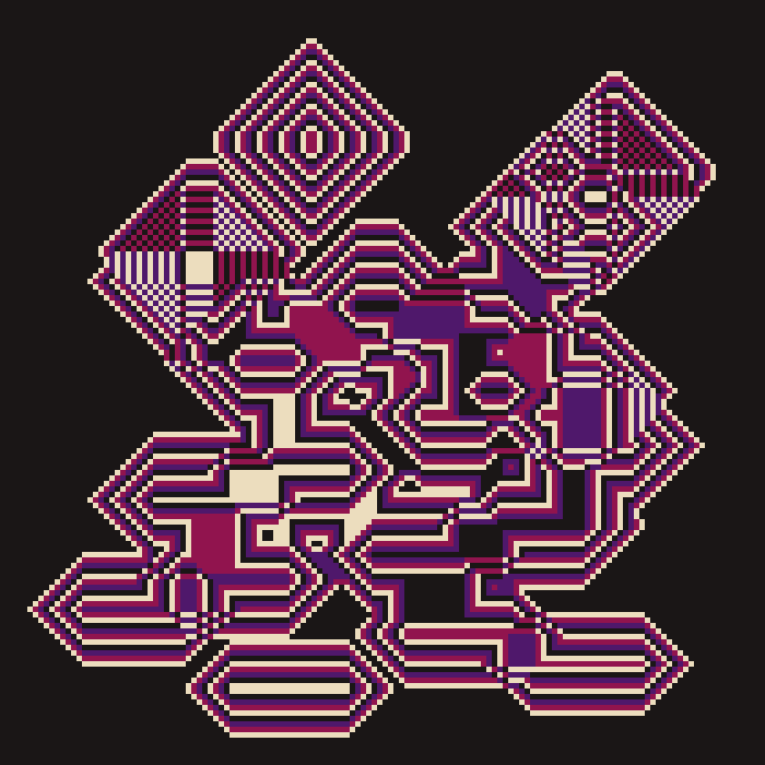 Superimposed Octagonal Pyramids #17 static token preview
