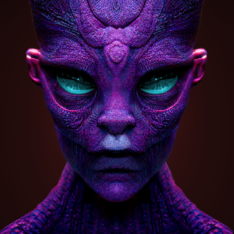 AI Aliens #7 static token preview