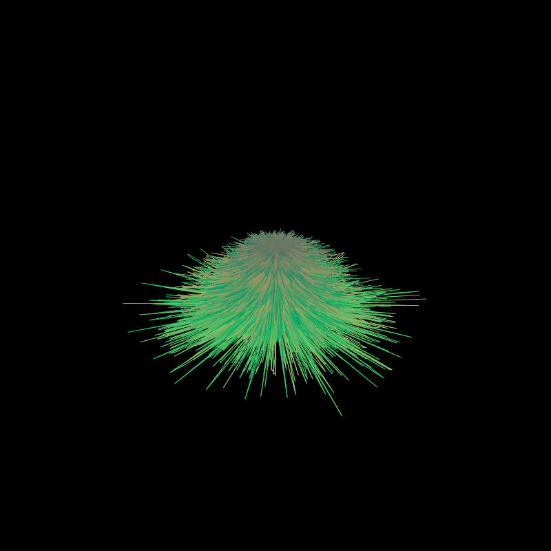 Electric hair #7 static token preview