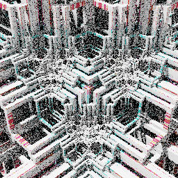 Colorful cubic sponge forms #17 static token preview