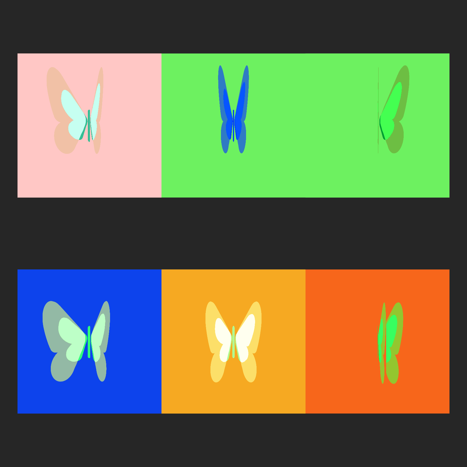 BF#01 Pop Art Butterfly #1 static token preview
