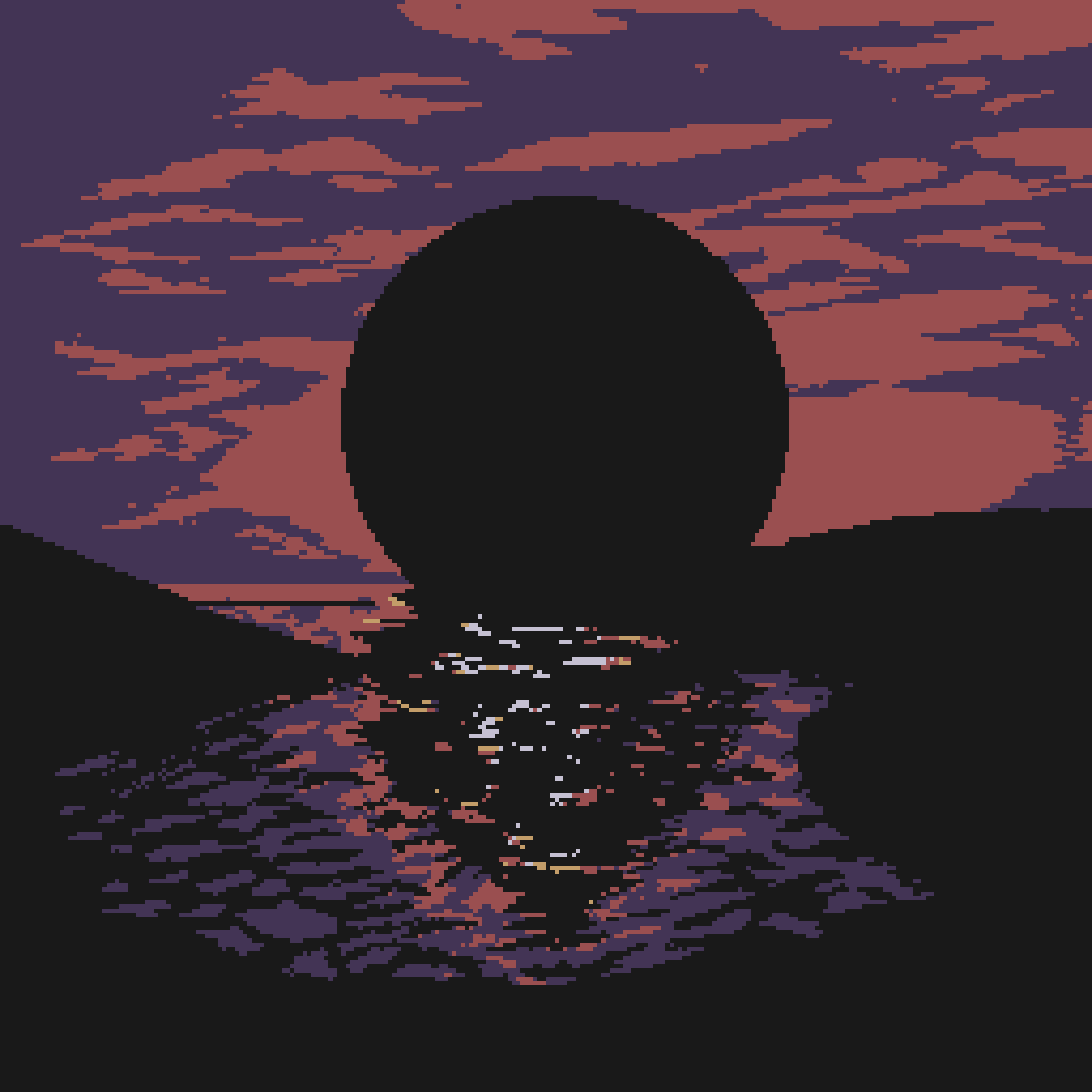 Pixel Sunset #9 static token preview