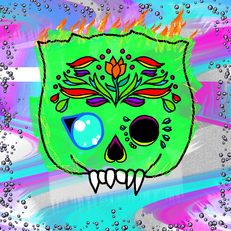Mexican Candy Skulls #22 static token preview