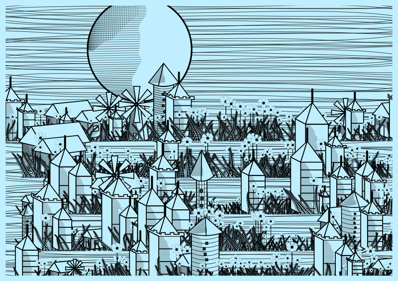 Medieval Village #5 static token preview