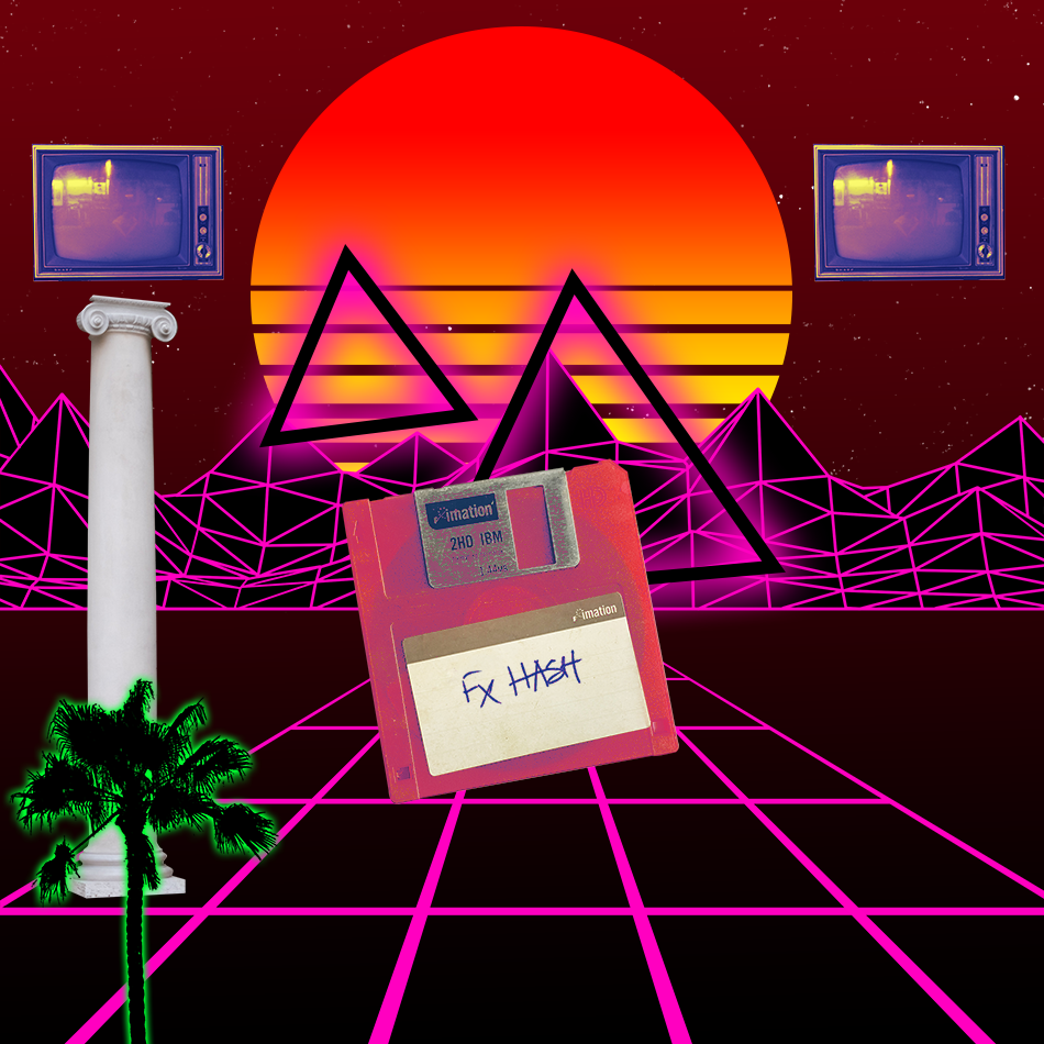 S Y N T H W A V E Nightlife Generator #50 static token preview