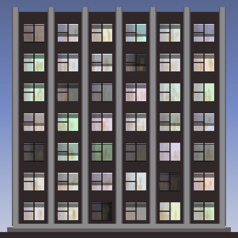 Night Windows #9 static token preview