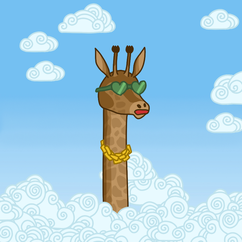 Awesome giraffes #13 static token preview