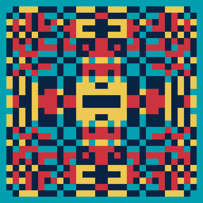 Pixel Mandala #19 static token preview