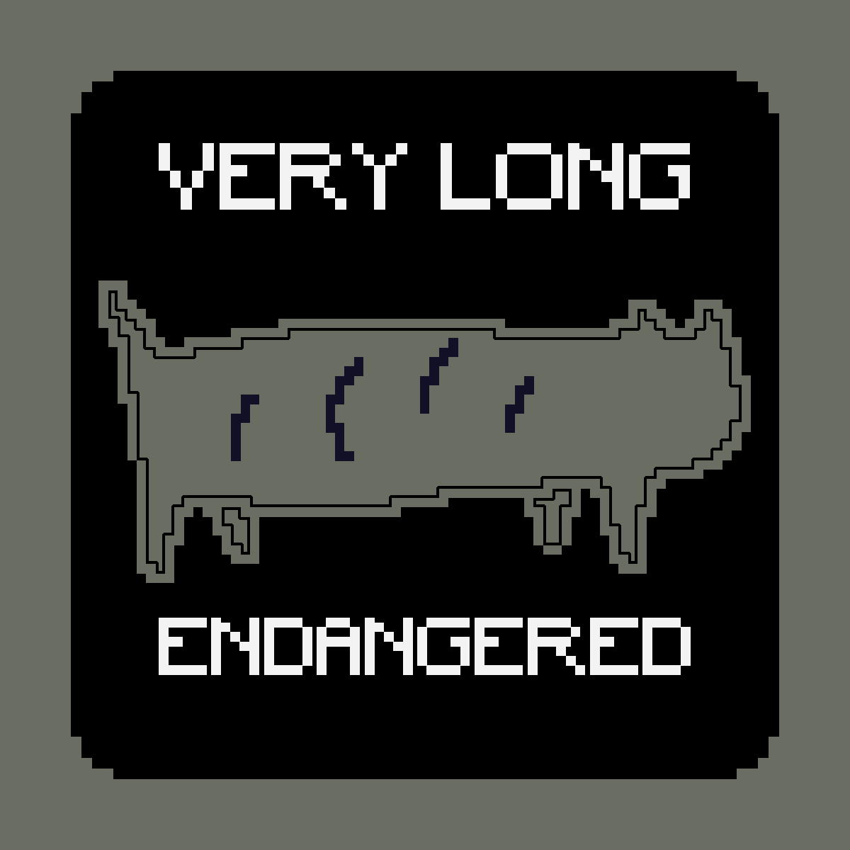 VERY LONG ENDANGERED CAT #14 static token preview