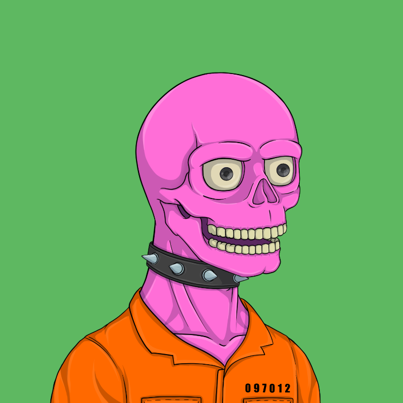 crazy skull club #12 static token preview