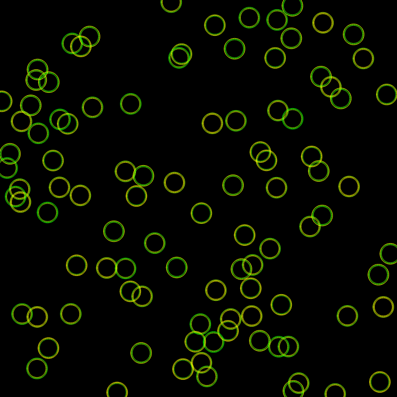 Bouncing circles #6 static token preview