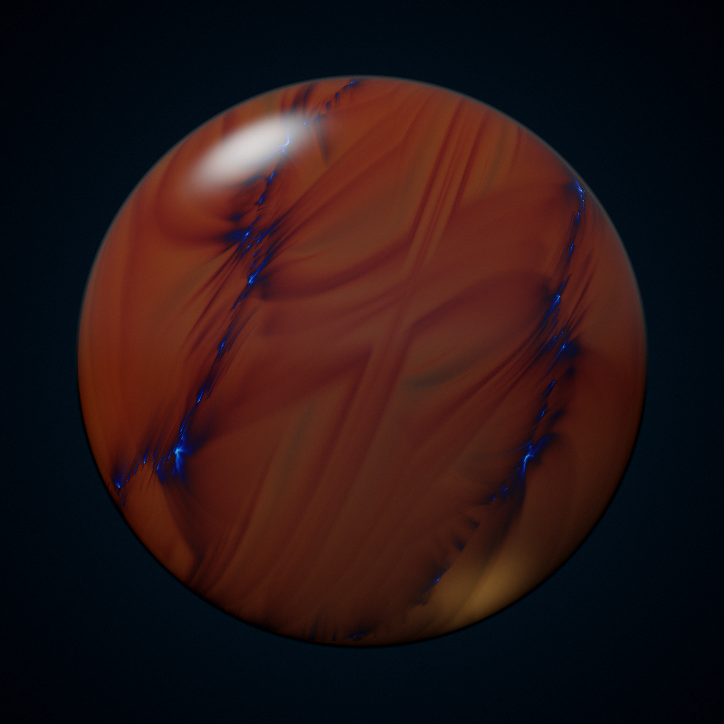Fractal Marbles #18 static token preview