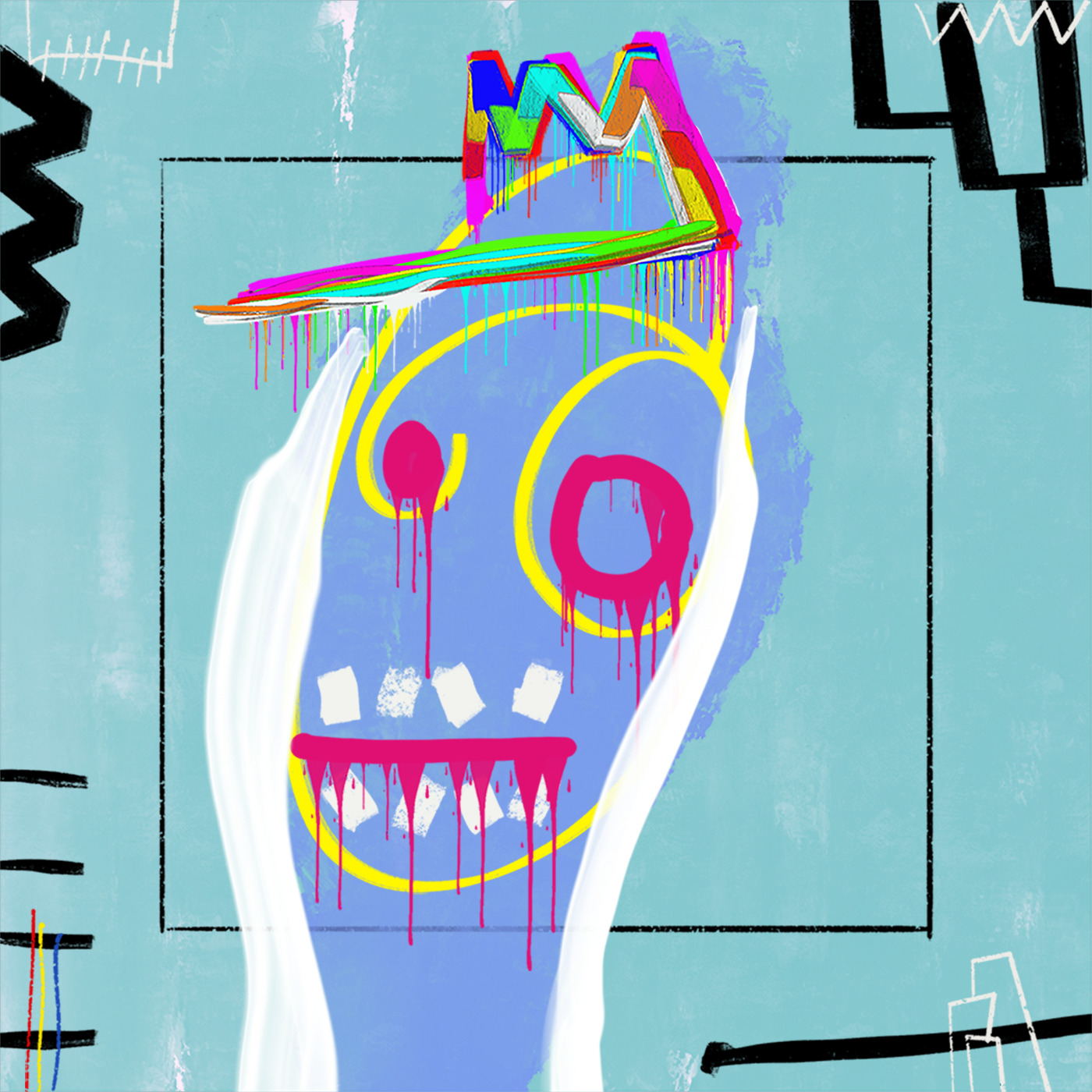SCREAM HEADDS #7 static token preview