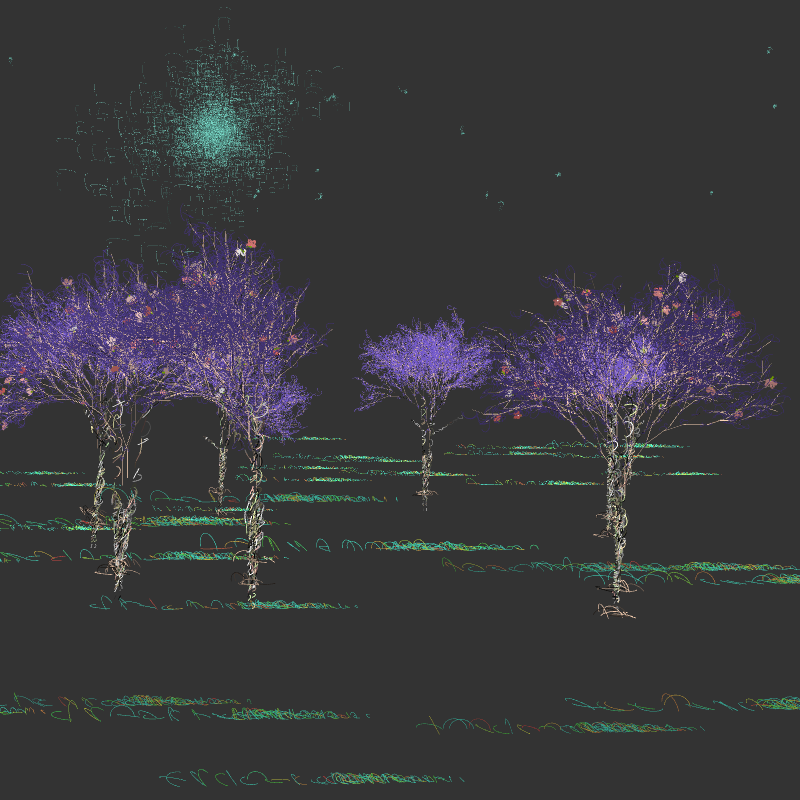 Black winter forest #10 static token preview