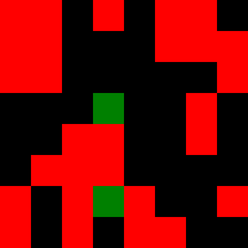 Pixel Roulette (Red, Green, Black) #1 static token preview