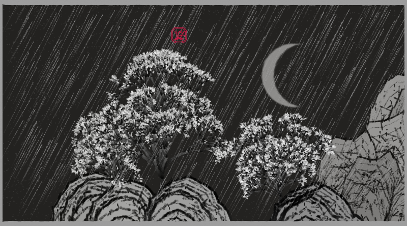 Bloom in the rain #22 static token preview