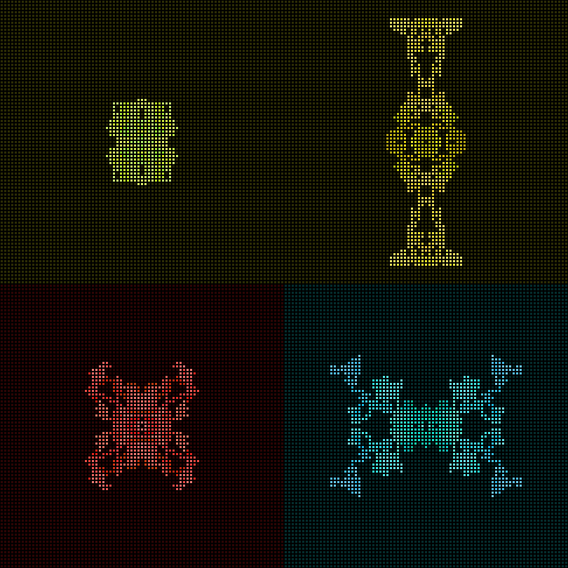 Dither Creatures 2x2 #22 static token preview