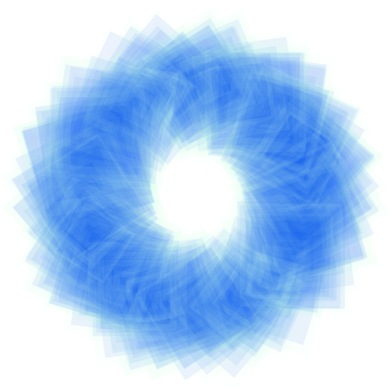 Circle of random squares #1 static token preview