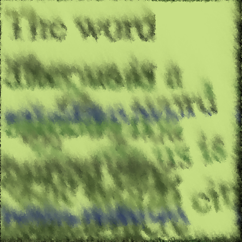 THE WORD AFTER US: An AI poetry unreading #21 static token preview