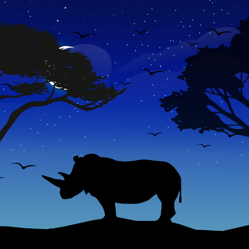 We Care...Rhinoceros #7 static token preview