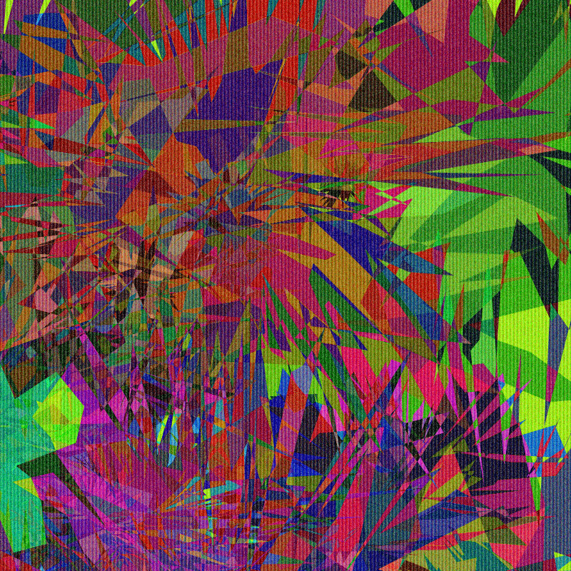 Glitchy Geometric Chaos #4 static token preview