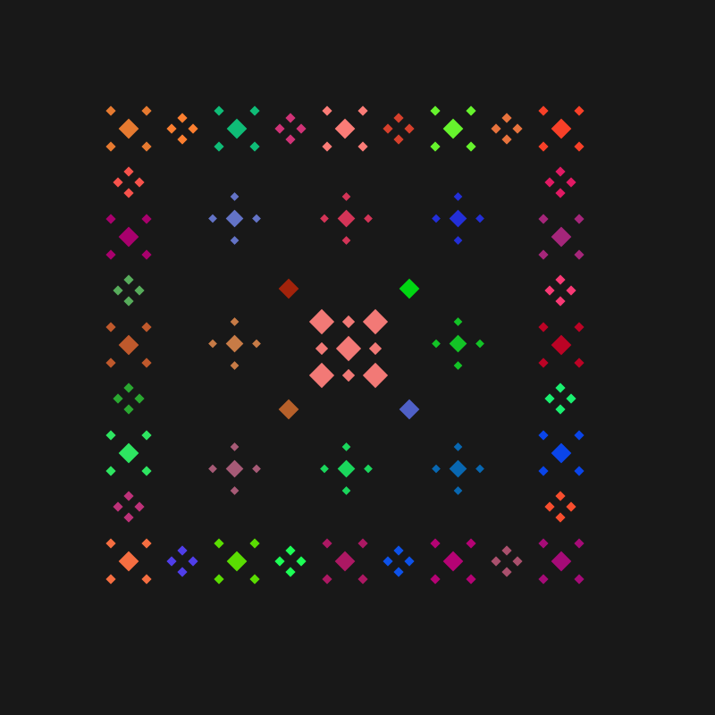 Rotated Squares #8 static token preview