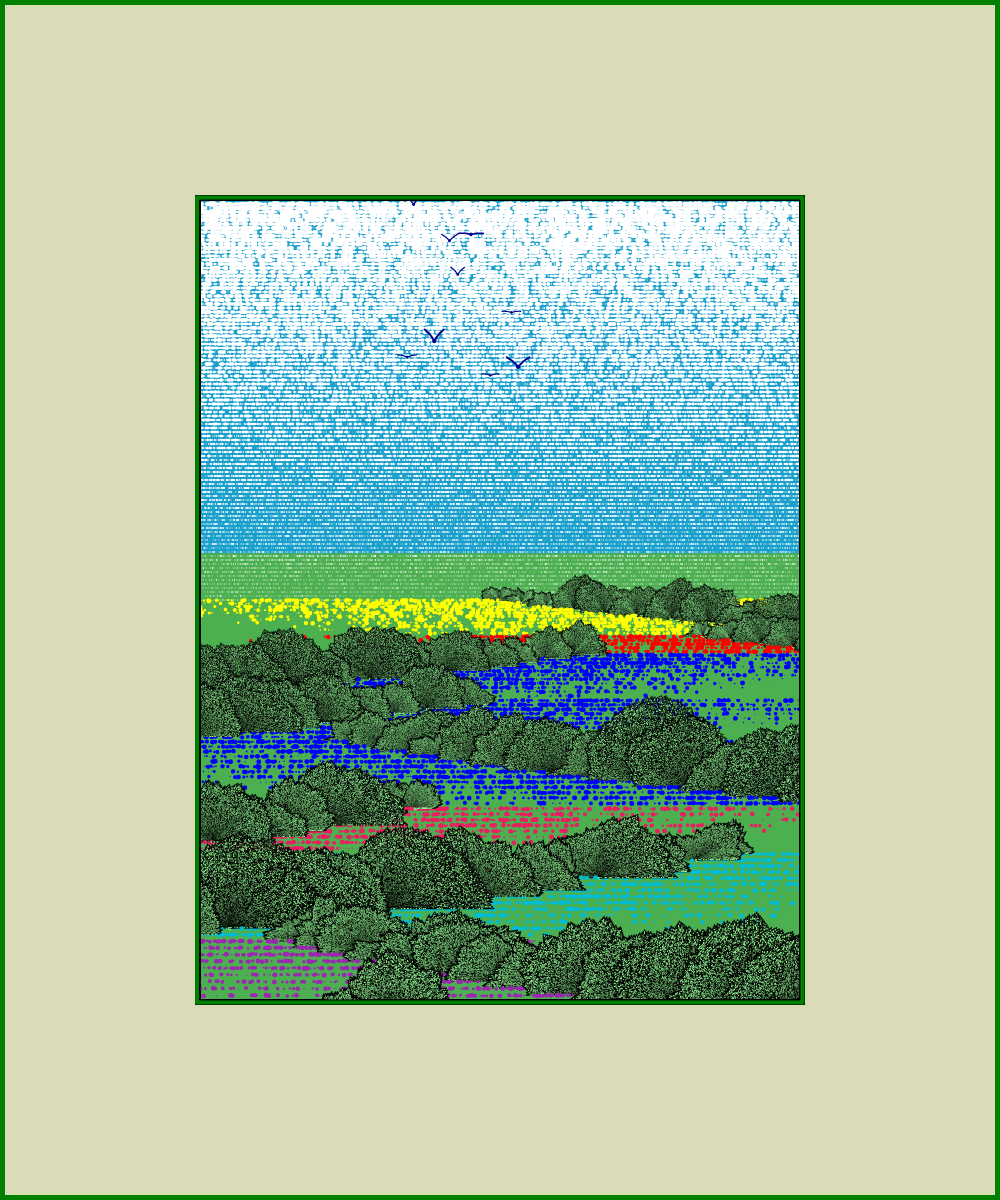 Fields of flowers #4 static token preview