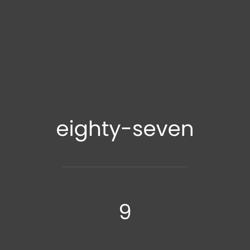 aoon - alphabetical order of numbers #9 static token preview